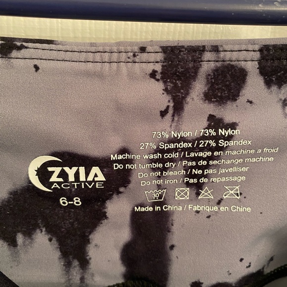 ZYIA Slate Oxidation Soft N Snug HI-RISE 7/8 24” Size 6-8 - Picture 3 of 3